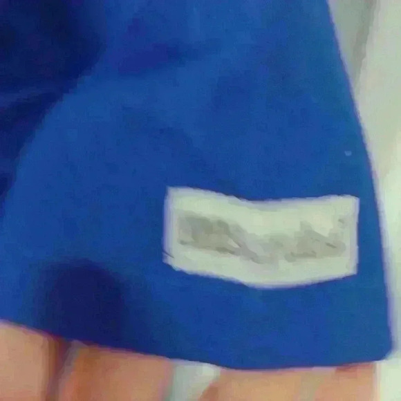 Women's scrub top royal blue(2 qty) - Picture 3 of 5